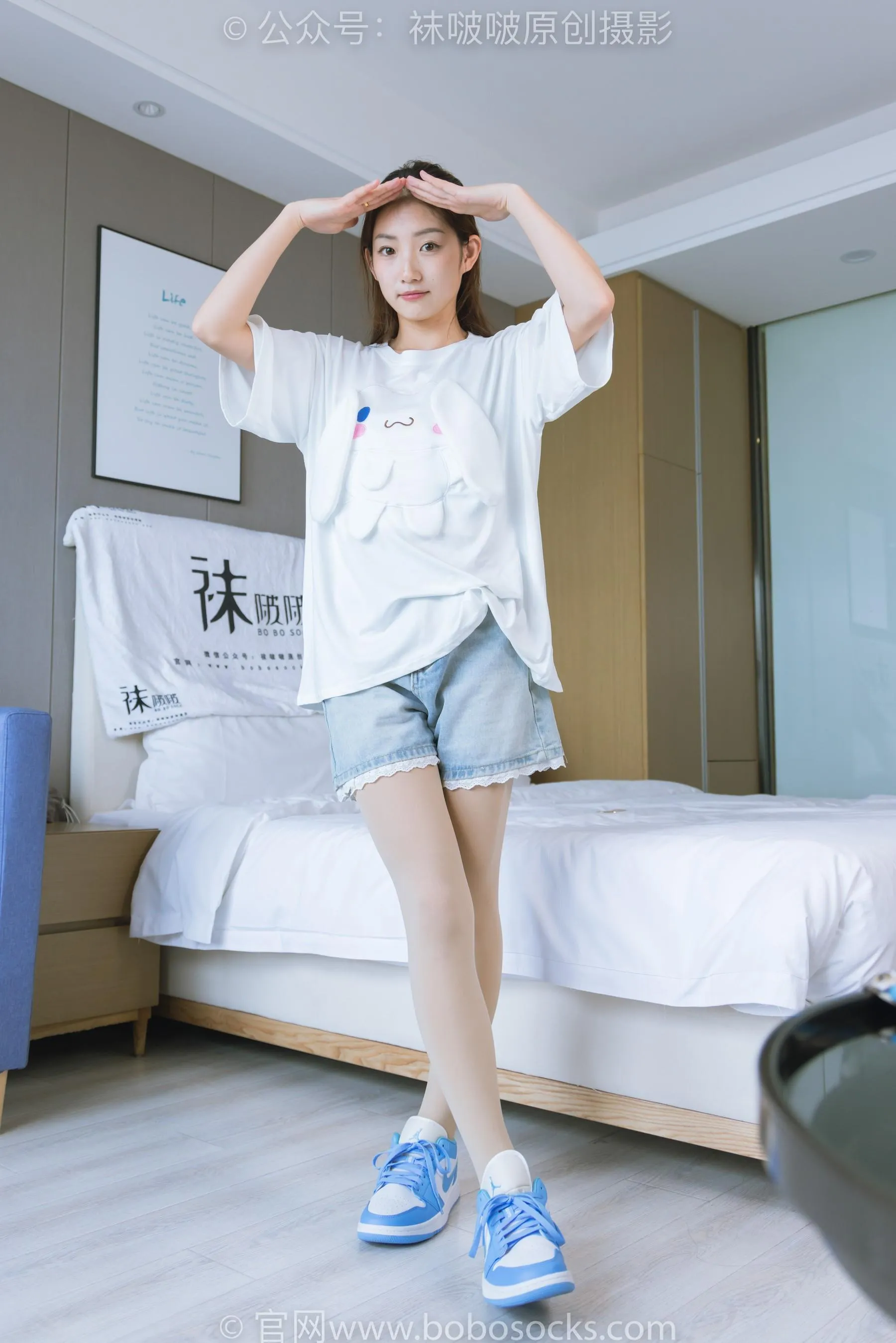 [BoBoSocks袜啵啵]NO.228 小沫-板鞋、厚肉丝、裸足 [90P]插图6